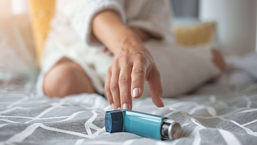 Inhaliergerät, chronische Krankheiten kann jeden treffen.